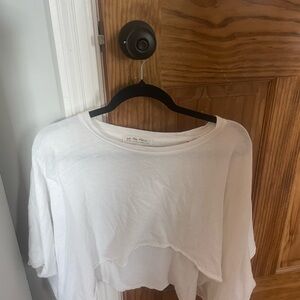 We The Free White Crop Top